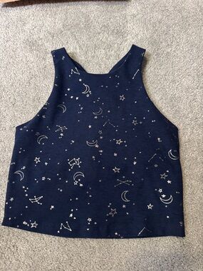 Beyond Yoga Navy Moon & Star Tank Top